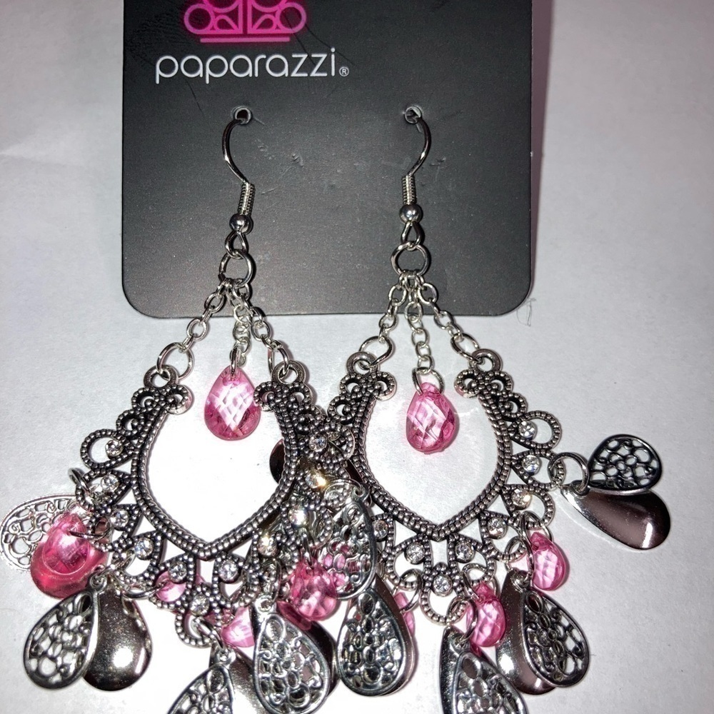 Musical Gardens Pink Earring
